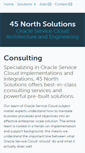 Mobile Screenshot of 45northsolutions.com