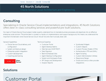 Tablet Screenshot of 45northsolutions.com